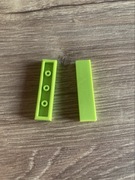 Lego 2431 tile płytka 1x4 j. Zielony 2 sztuki