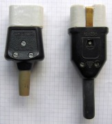 Nasadka / wtyczka grzejna NZU-1, NZU-2 Oryginalna PRL