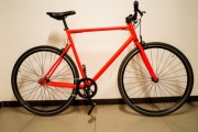 Rower Single Speed Elops  500 pomarańczowy rozmiar "L"