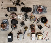 Złom elektroniczny transformatory zasilacze ok 13kg
