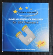 Konwerter satelitarny Golden Interstar Monoblock GI-205 Hot Bird + Astra
