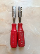 2 stare dłuta do drewna Hackman&Co Finland 19 mm 3/4