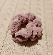 Scrunchie dla włosów, ręczne robiony