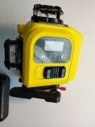 Poziomica laserowa  krzyżowa 25 m 16 linii akumulatorowa