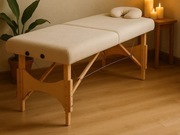 Praktyczne, składane łóżko kosmetyczne/ do masażu.