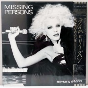 MISSING PERSONS - Rhyme & Reason / JPN OBI 1984 (Rock New Wave Synth)