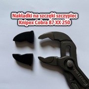 Nakładki na szczęki szczypce Knipex Cobra 87 XX 250 - zestaw 3 kpl