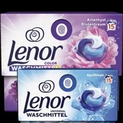 Lenor kapsułki do prania Aprilfrisch 15 i Amethyst 15 szt. z Niemiec 