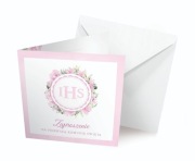 Zaproszenia na Komunię Zaproszenie na Komunię Świętą + Koperta 