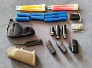 !BCM! TŁUMIKI PŁOMIENIA, BĄCZEK DWÓJNÓG, MONTAŻ KOLIMATORA, CHWYT, BATERIE