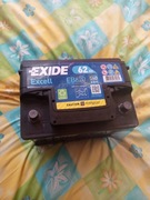 Akumulator samochodowy Exide Excell EB620 12V 62Ah 540A.