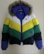 Nike kurtka zimowa, bezrękawnik 2w1 puchowa retro Y2K, rozm. M