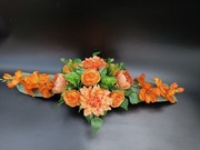 Sztuczna wiązanka, kompozycja kwiatowa na grób.