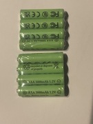 Akumulatorki aaa 1.2v 3000mah nowe 