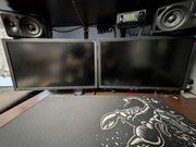 2x Skalibrowany monitor EIZO FlexScan EV2736W 27" 2560x1440p + uchwyt