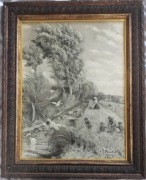 Rysunek piórkiem, Cornelia Paczka-Wagner, kon. XIX w.