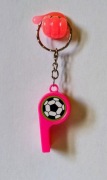 Brelok różowy gwizdek
