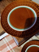 Talerz ceramiczny Pruszków PRL