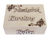 Niezbędnik urodzinowy, pudełko z przegródkami , 18 stka, prezent 