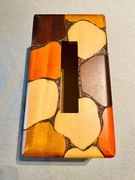 Pudełko drewniane na chusteczki rękodzieło