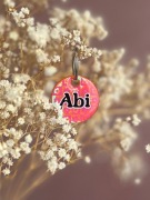 Adresówka dla psa z numerem telefonu, kod QR