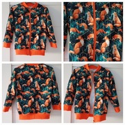 Nowy sweterek bomberka zapinana na zamek rozmiar 122