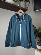 Zielona męska bluza sportowa z kapturem, zapinana – Tom Tailor, rozmiar M