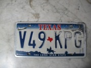 texas tablica USA