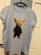 Piękna koszulka z dwustronnym printem Fenka