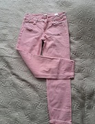 Damskie spodnie jeansowe różowe 32 S XS Cropp bawelna denim 
