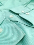 Wzorzysta męska koszula w kolorze miętowym Finshley & Harding easy care 