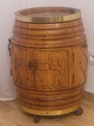 Barek beczka na kólkach