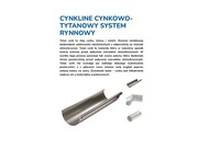 NOWE Rynny tytan cynk miedziane aluminiowe kwadrat