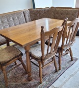 Zestaw do kuchni: narożnik+ stół rozkładany + 4 krzesła . Okazja