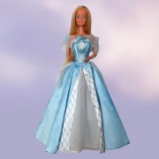 Sukienka Barbie Śpiąca królewna 1998 Sleeping beauty gown