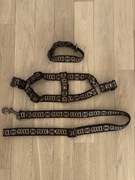 Nowy komplet: szelki + smycz + obroża dla psa kota S