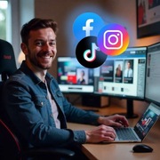 Obsługa social media prowadzenie fanpage Facebook Instagram TikTok Ads