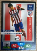 PANINI CHAMPIONS LEAGUE 2013/2014 KARTA IMPACT DAVID VILLA