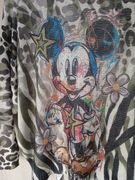 Nowy włoski ażurowy cienki sweterek Miki moro r. uniwersalny 