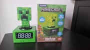 Lampka nocna Minecraft, budzik, zegarek 