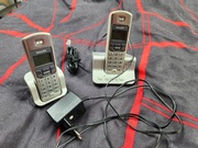TELEFON STACJONARNY BEZPRZEWODOWY PHILIPS DECT5252S DUO 2 SŁUCHAWKI