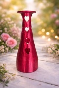 Czerwony wazon z druku 3d