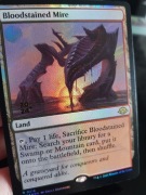 MTG Bloodstained Mire *PROMO* *FOIL*