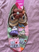 Labubu długie skarpetki getry dla dzieci dla dorosłych kolorowe happy socks