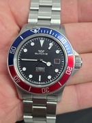 Męski zegarek Glycine Combat Sub Czarny/Stal Ø42 mm PepsiCola