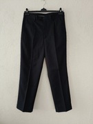 Spodnie męskie, wizytowe granatowe, jak nowe, L