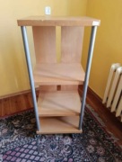 Słupek na kółkach regał półki 120cm