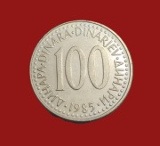 Moneta 100 dinarów 1985, Jugosławia