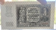 Zestaw banknotów 500 zł  1940 20 złotych 1944 20 zł 1940 10000 Marek 1922