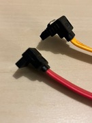 Dwa Kable SATA (Kątowe)